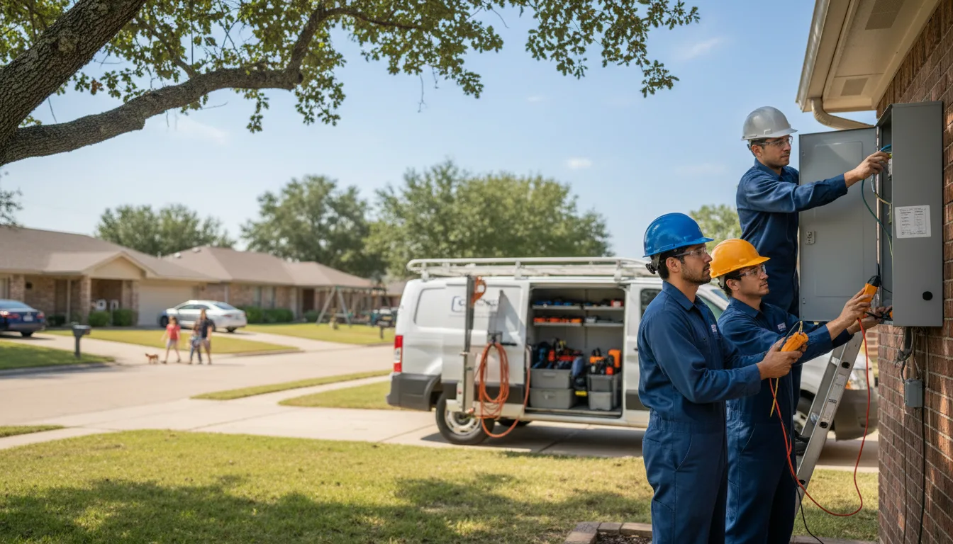 Certified electrician providing emergency electrical services in Newcomerstown, OH